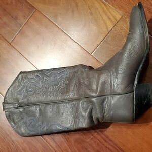 Vintage Grey Cowboy boots